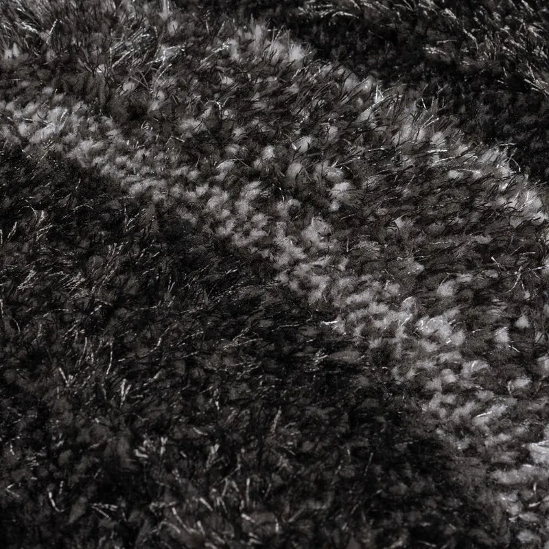 Hochflor-Teppich Wellenrelief · 100 % recyceltes Polyester · 40 mm