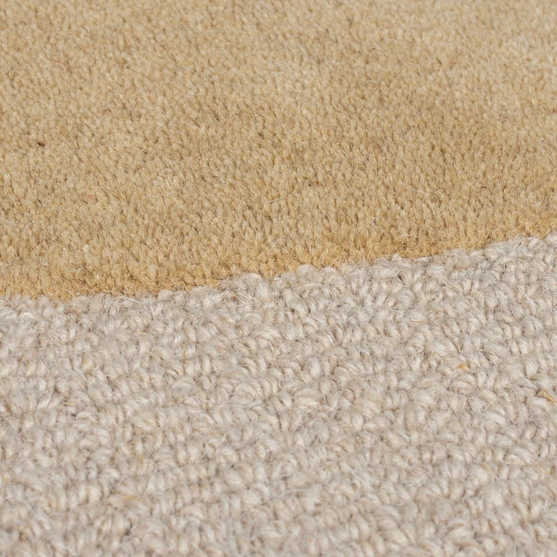 Wollteppich Abstrakt-Design · 100 % Wolle · 8 mm Kurzflor