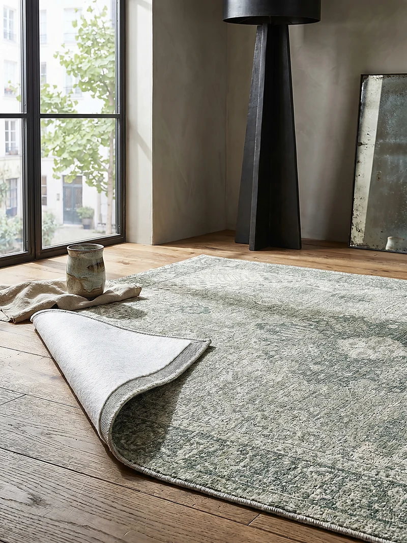 Flachgewebe-Teppich antik-orientalisch · 45 % Acryl · Vintage