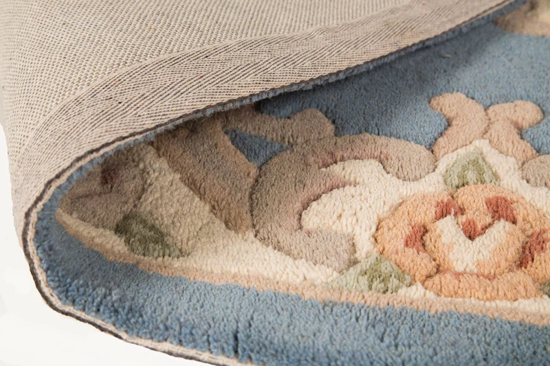 Wollteppich Aubusson-Muster handgeknüpft