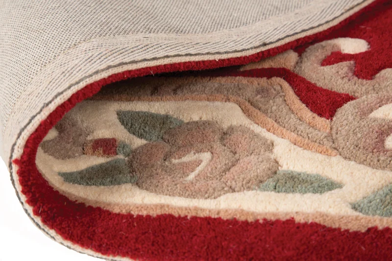 Wollteppich Aubusson-Muster handgeknüpft