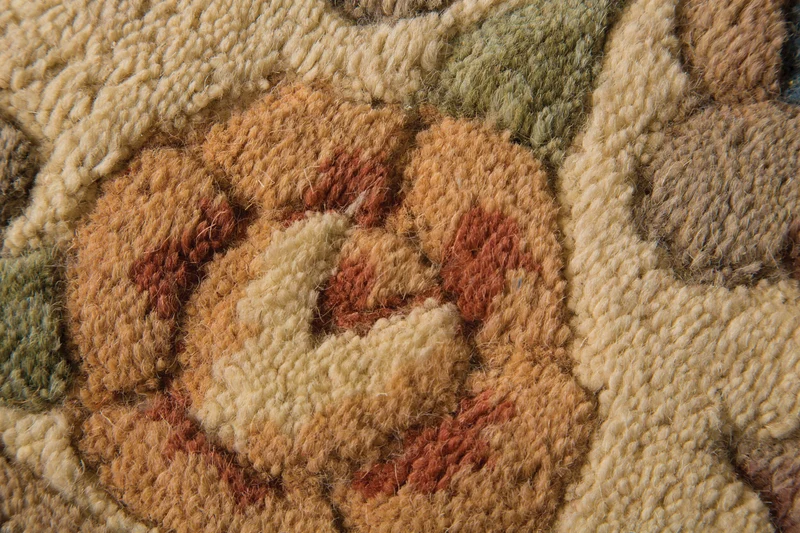 Wollteppich Aubusson-Muster handgeknüpft