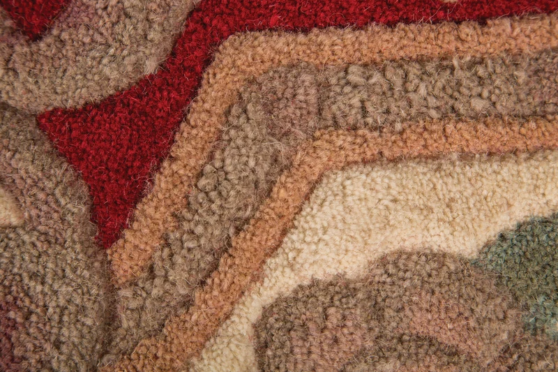 Wollteppich Aubusson-Muster handgeknüpft