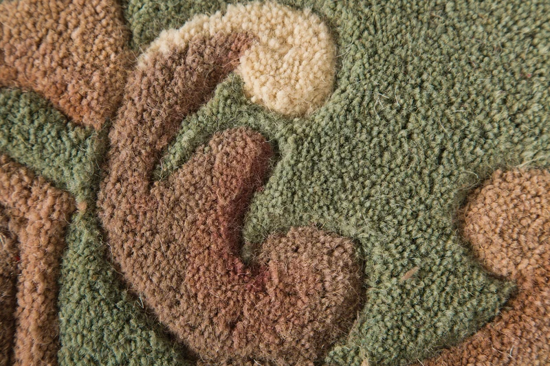 Wollteppich Aubusson-Muster handgeknüpft