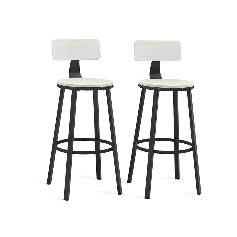 2 Taburetes Altos Estilo Industrial
