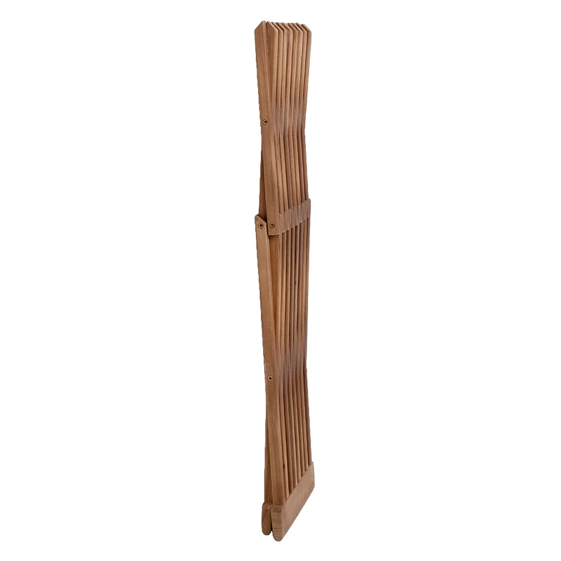 Klappbar Teak Beistelltisch STEP 45cm Natural