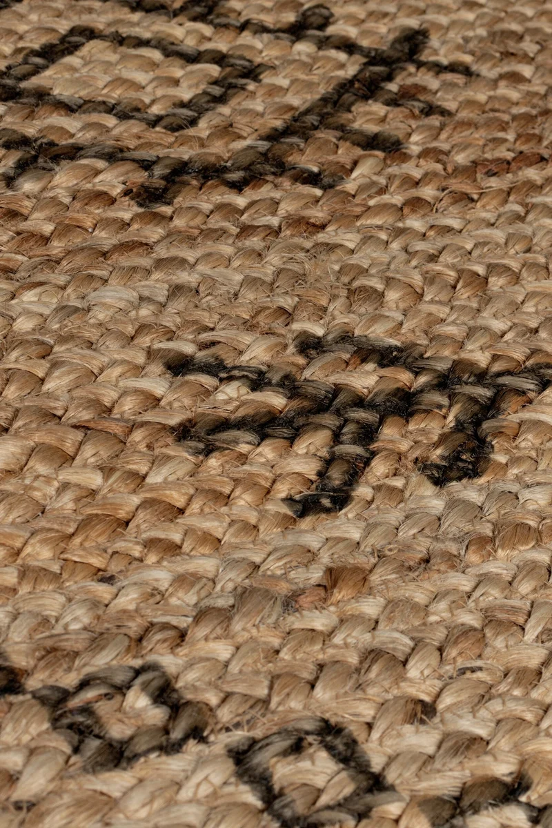 Teppich Jute handgewebt geometrisch PAUL