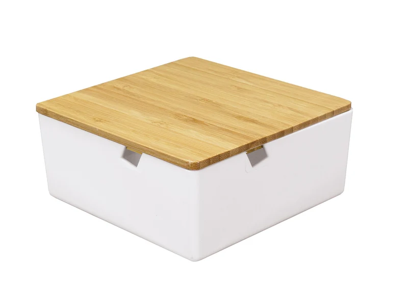 Aufbewahrungsbox TIMBER BOX Weiß S