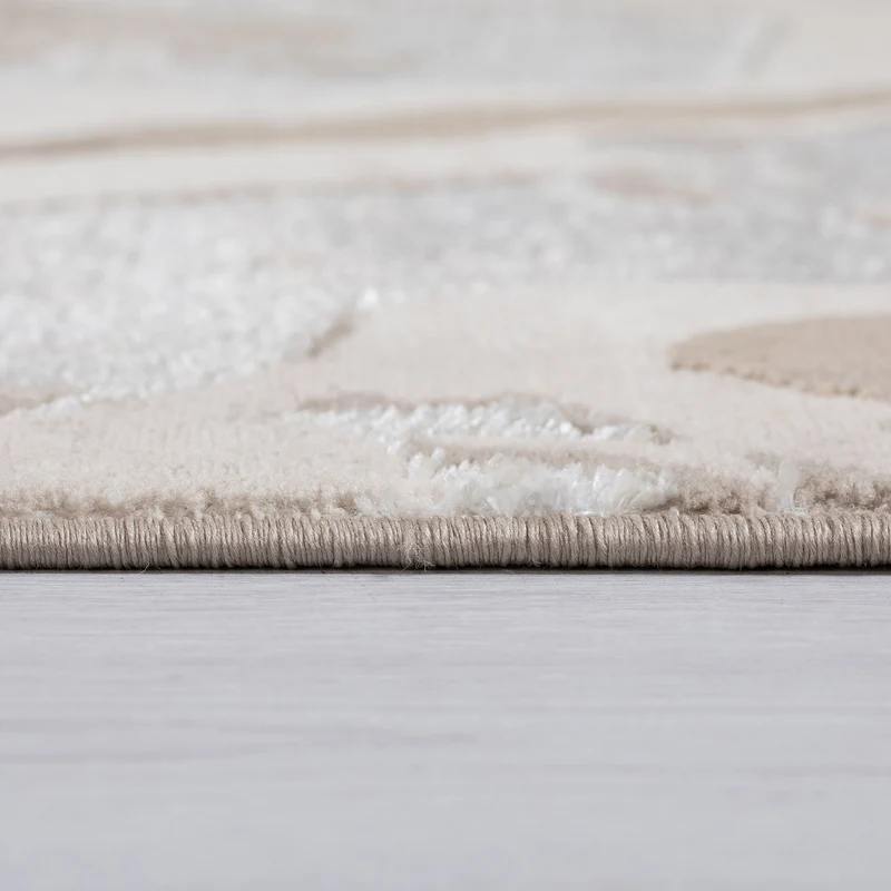 Teppich abstrakte Marmoroptik · 60 % Polypropylen · 12 mm Mittelflor
