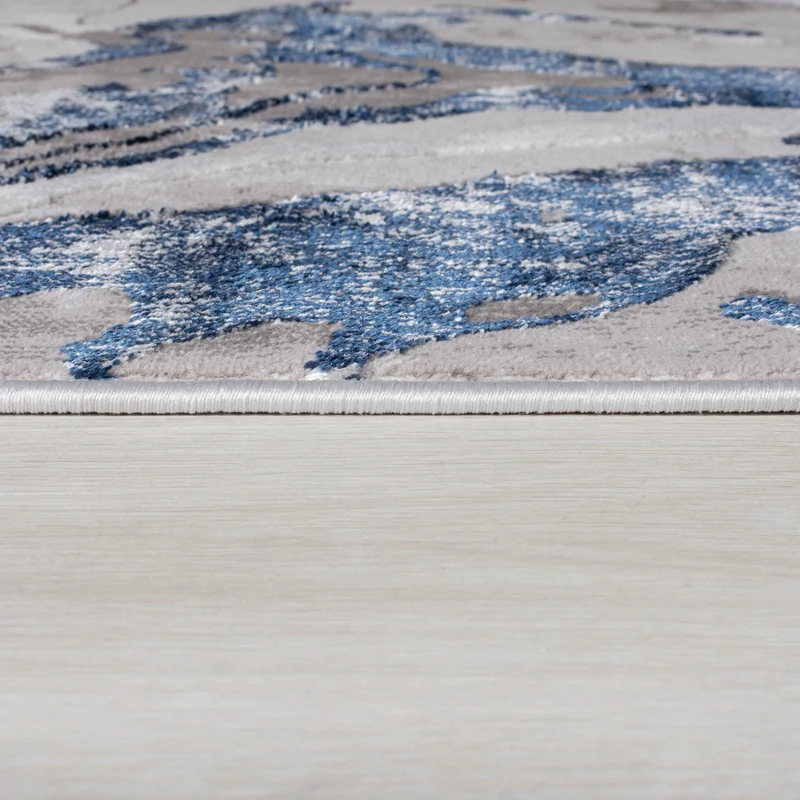 Teppich abstrakte Marmoroptik · 60 % Polypropylen · 12 mm Mittelflor