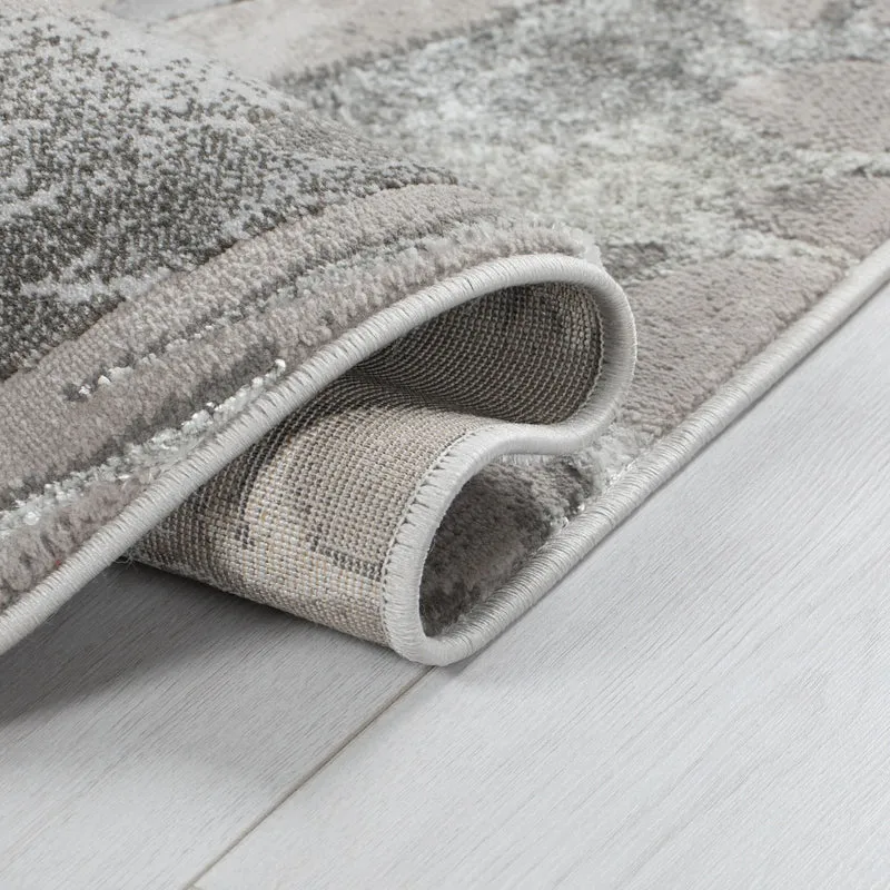 Teppich abstrakte Marmoroptik · 60 % Polypropylen · 12 mm Mittelflor