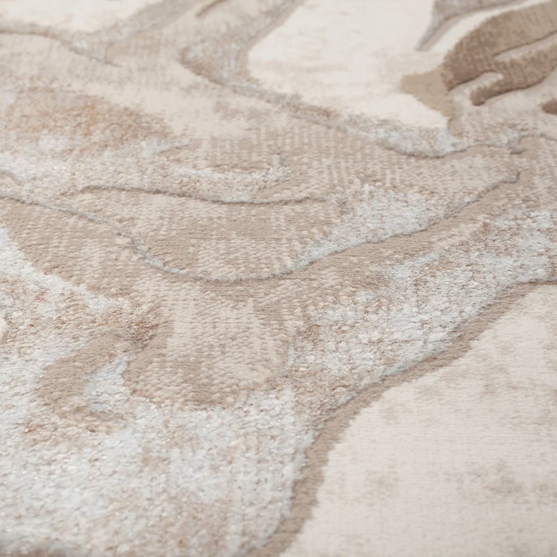 Teppich abstrakte Marmoroptik · 60 % Polypropylen · 12 mm Mittelflor