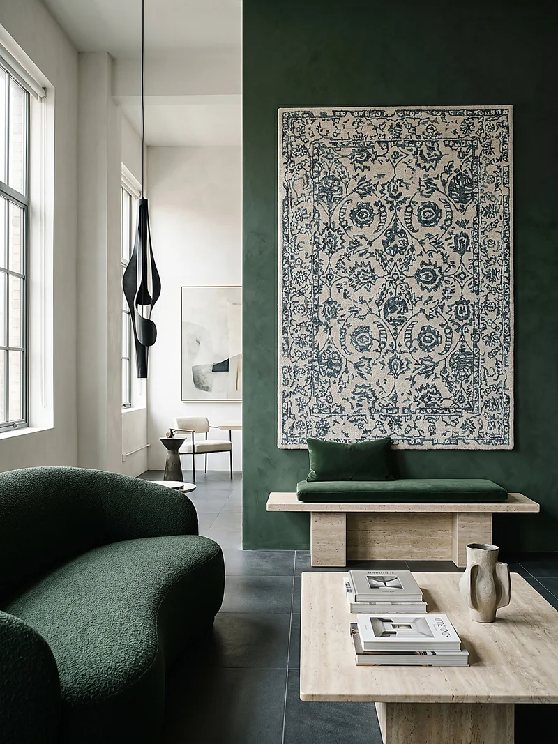 Wollteppich Floral-Vintage, traditionell MATT