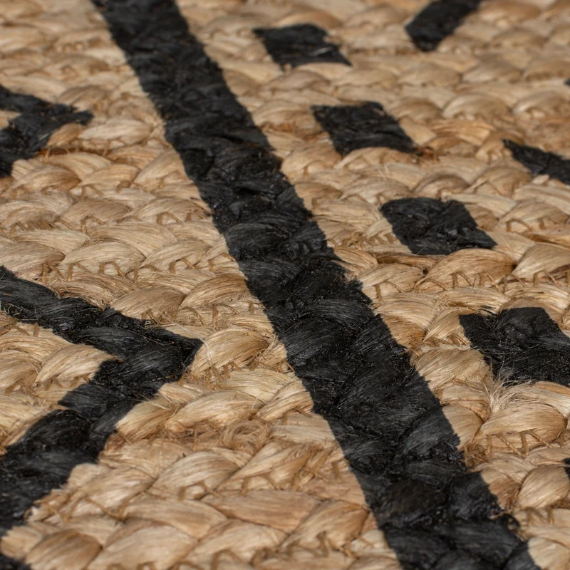 Teppich Jute handgewebt geometrisch SCOTT
