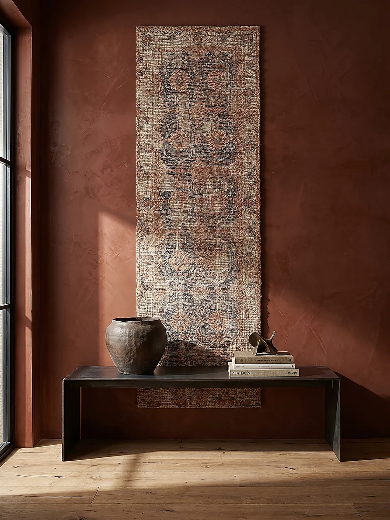 Teppich Jute Vintage-Design, handgewebt