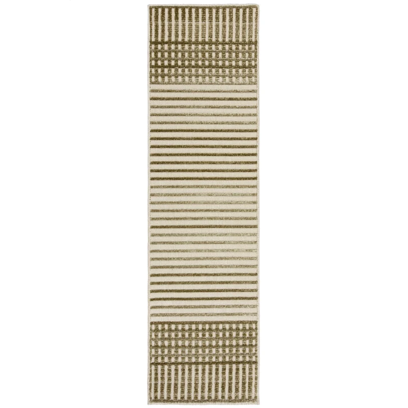 Teppich maschinenwaschbar Streifen-Design IAN