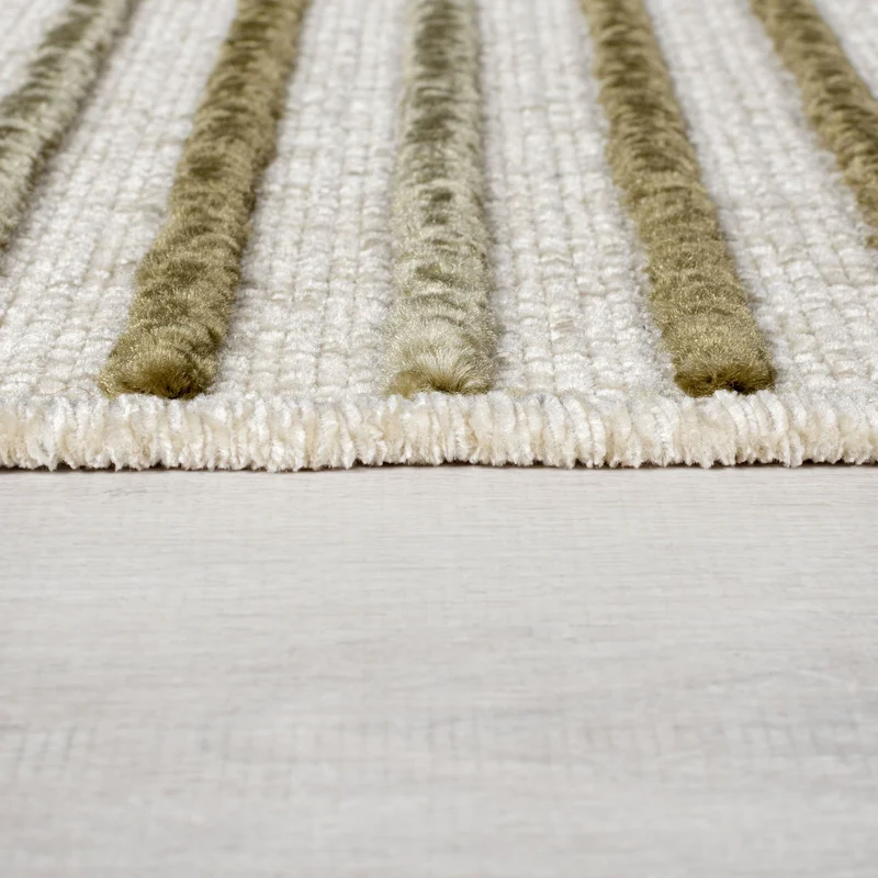 Teppich maschinenwaschbar Streifen-Design IAN