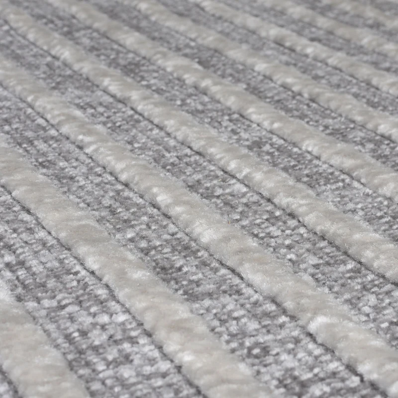 Teppich maschinenwaschbar Streifen-Design IAN