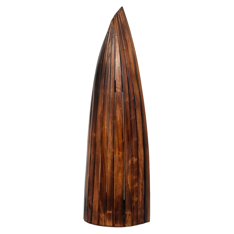 Massivholz Weinregal VINO ca. 150cm Geflammt Mahagony Bootsregal