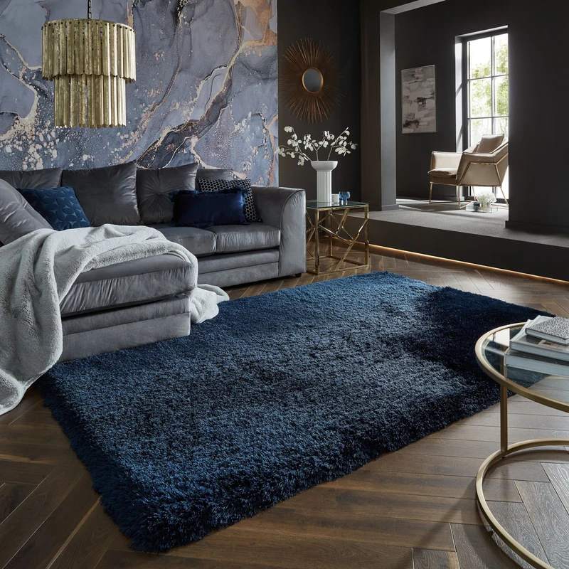 Teppich Hochflor Modern-Design, superweich