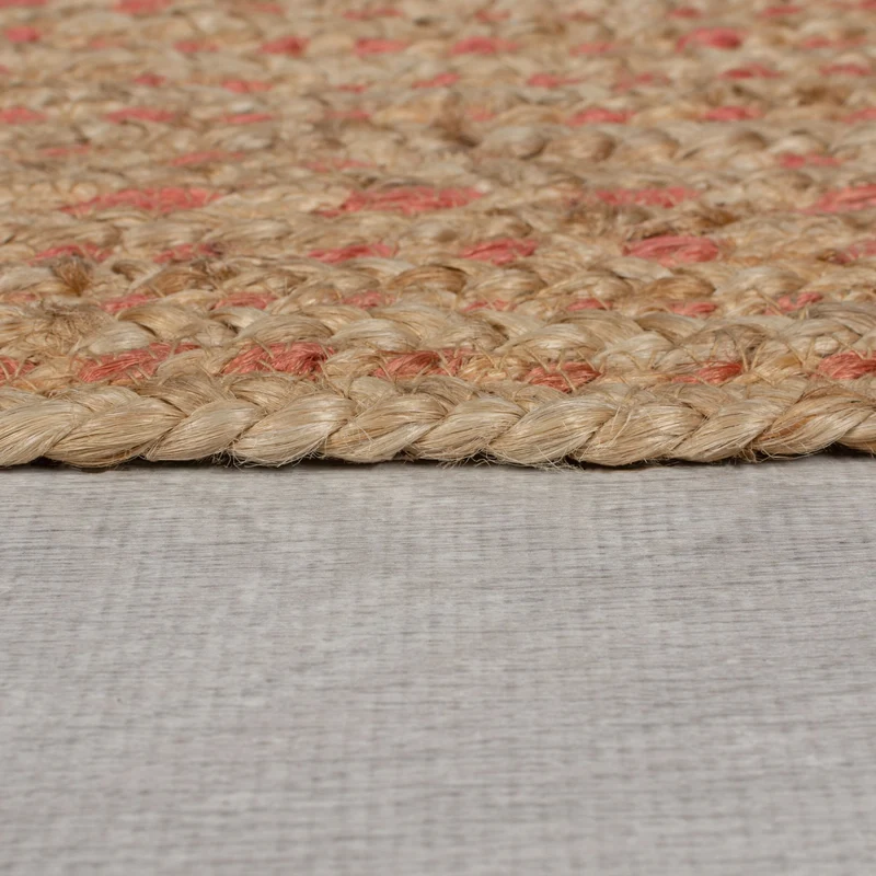 Teppich Jute in Naturtönen, handgewebt
