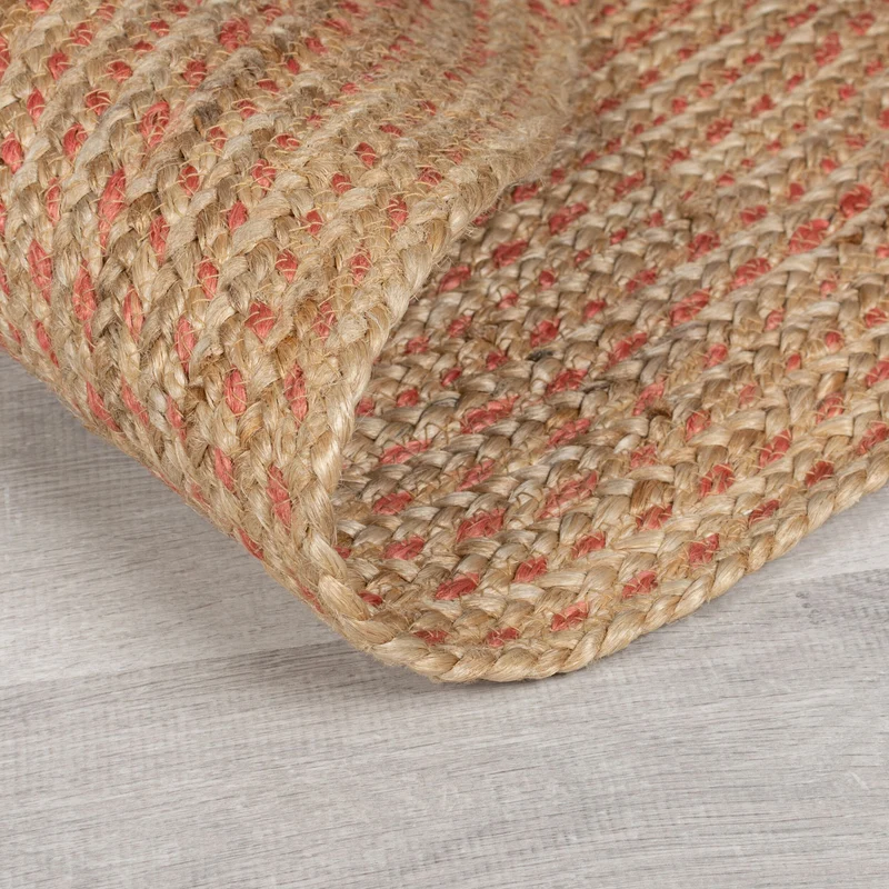 Teppich Jute in Naturtönen, handgewebt