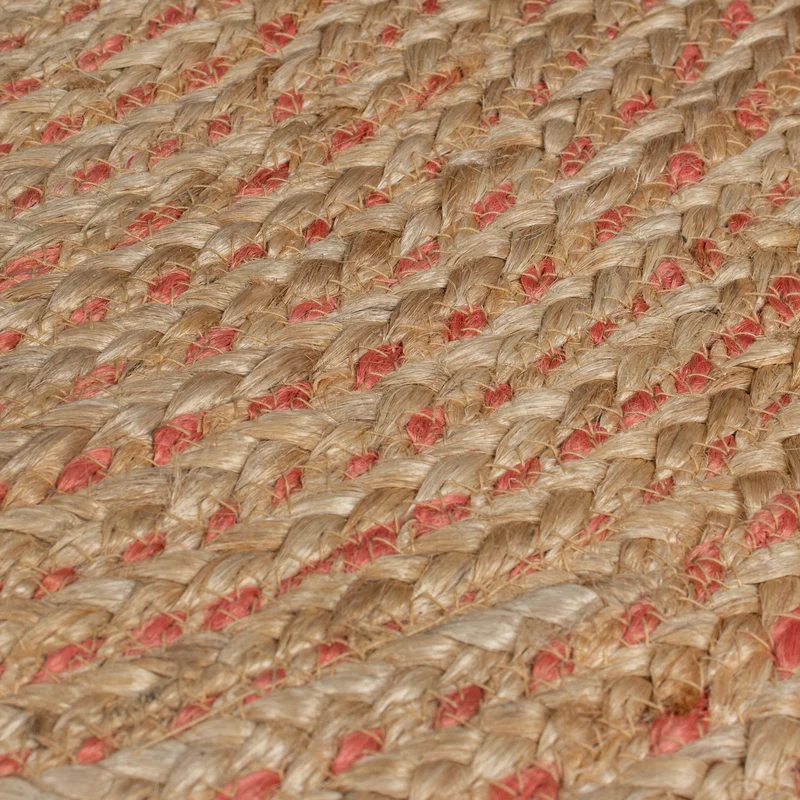 Teppich Jute in Naturtönen, handgewebt