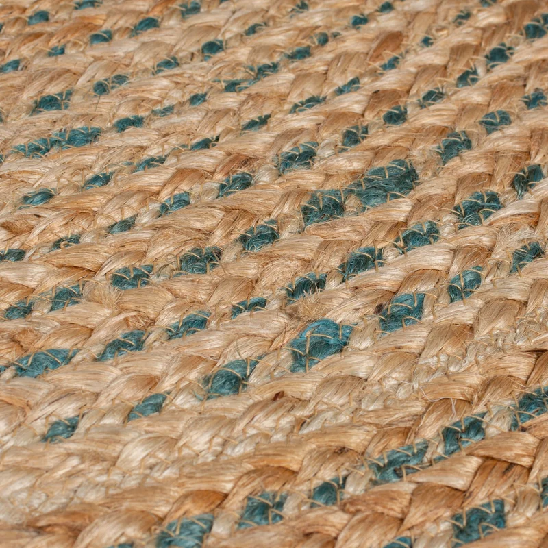 Teppich Jute in Naturtönen, handgewebt