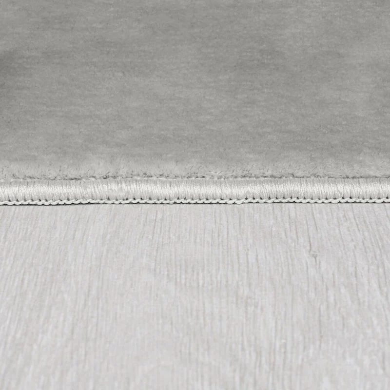 Teppich weiche Uni-Struktur · 100 % Polyester · 15 mm Mittelflor