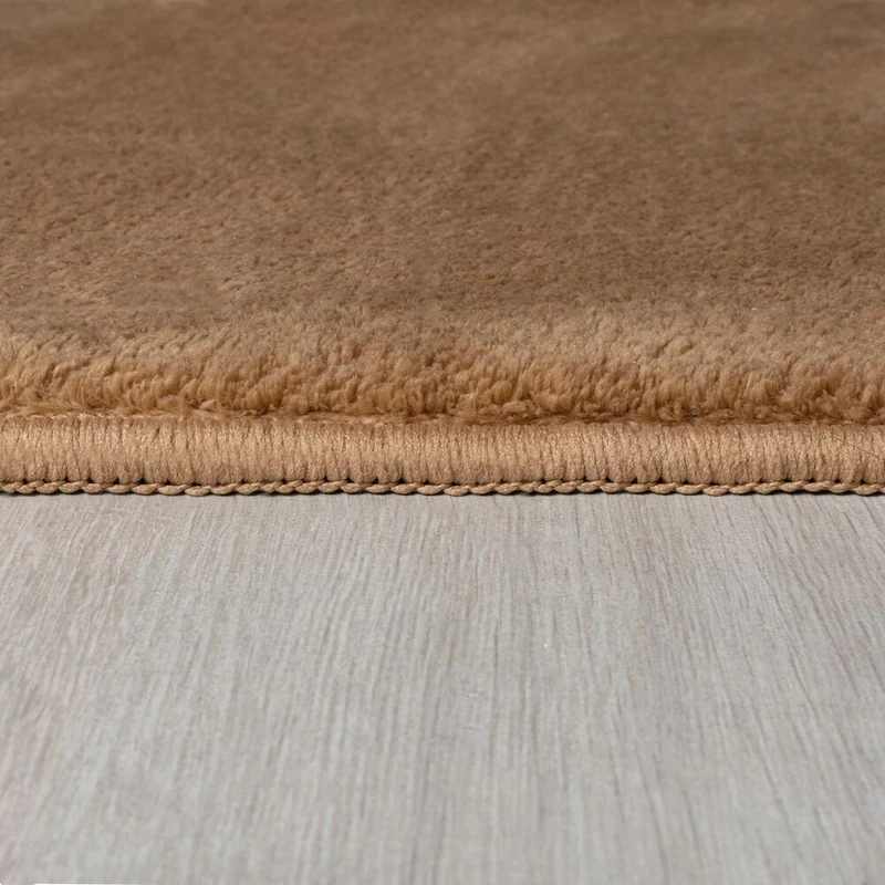 Teppich weiche Uni-Struktur · 100 % Polyester · 15 mm Mittelflor