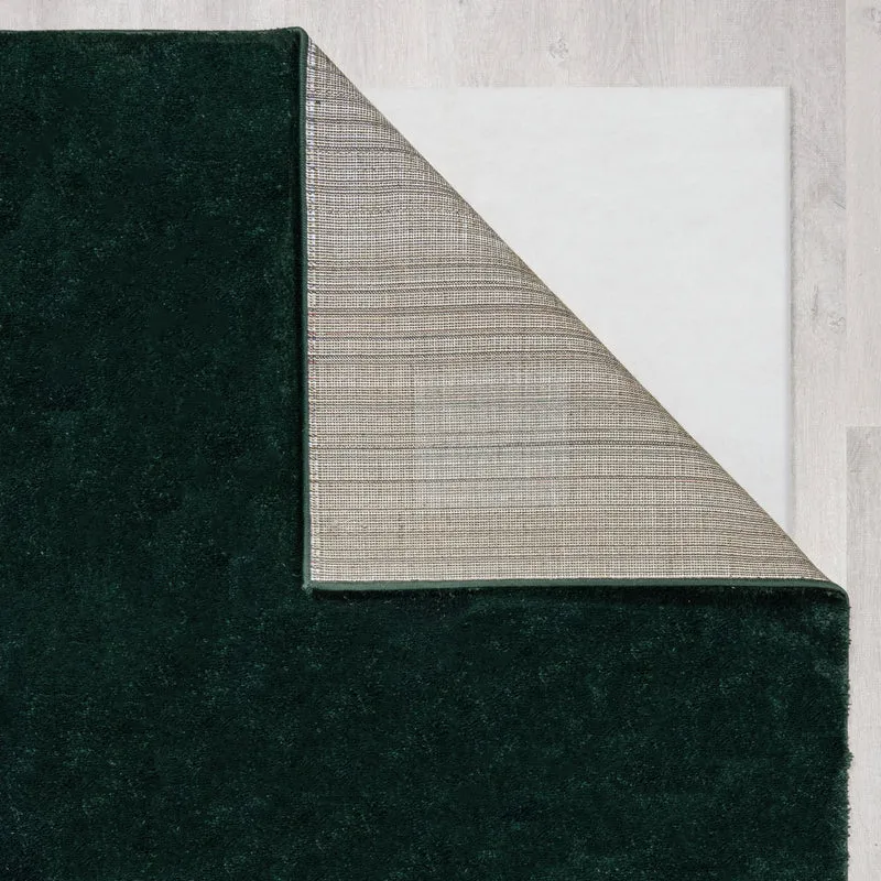 Teppich samtweich Uni-Muster 100% recycelt, 18 mm Flor
