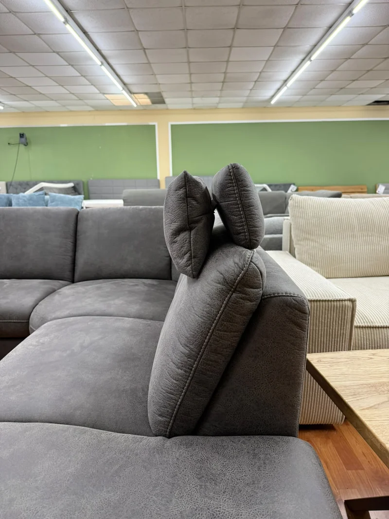 Sofa Couch Wohnlandschaft +elektr. Relaxfuntion +Kopfkissen