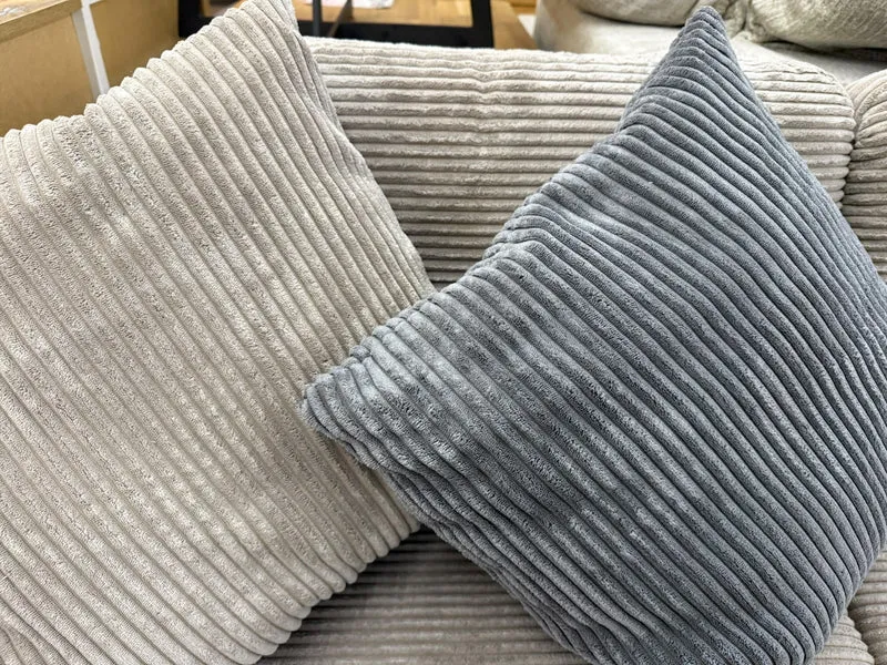 Sofa Couch Wohnlandschaft +Cord +vers. Farben +Kissen