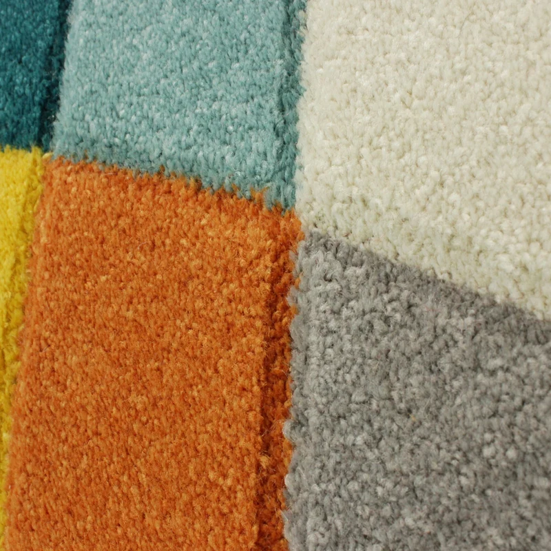 Designteppich Rauten-Kaleidoskop · 100 % Polypropylen · 11 mm Mittelflor