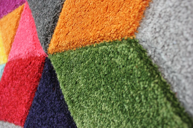 Designteppich Geometrie-Mix · 100 % Polypropylen · 11 mm Mittelflor