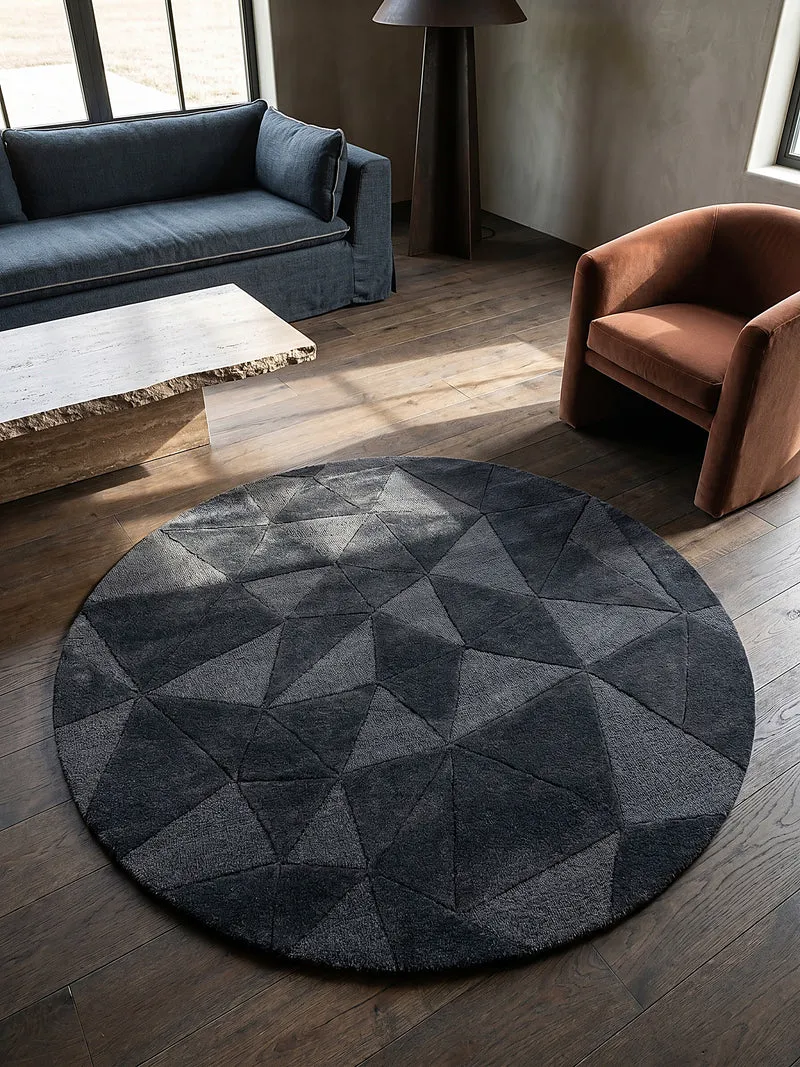 Wollteppich Scherbenrelief · 100 % Wolle · 10 mm Kurzflor