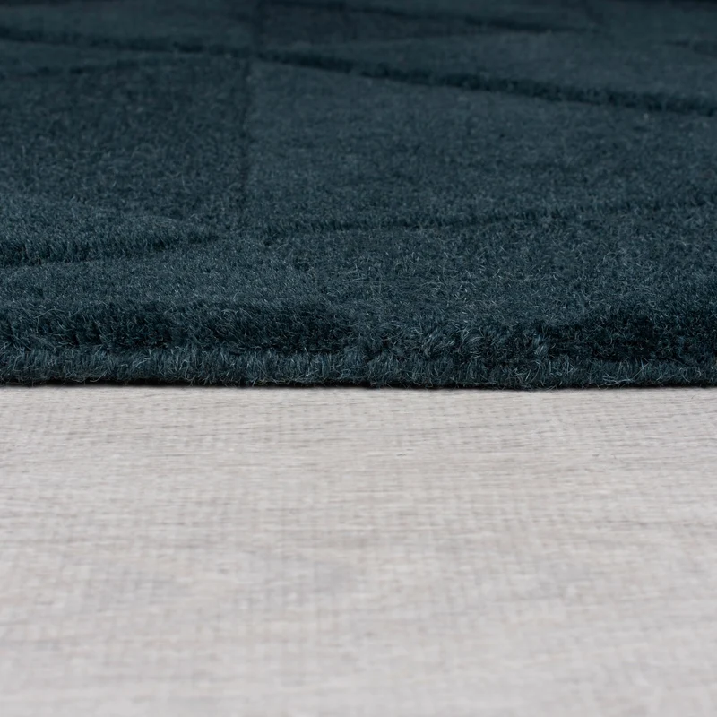 Wollteppich Scherbenrelief · 100 % Wolle · 10 mm Kurzflor