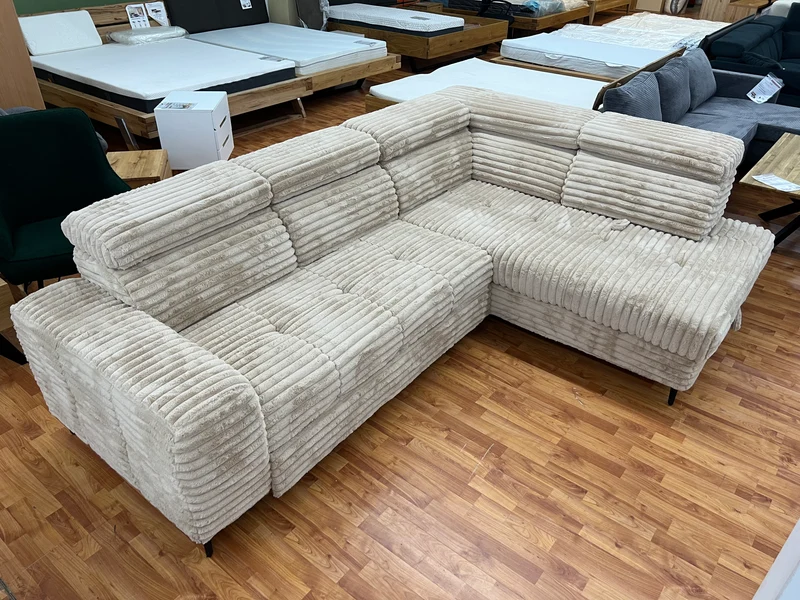 Sofa Couch + Bettfunktion + Stauraum + Kopfteile verstellbar + Armlehne verstellbar + Kissen + Sofort Abholbereit oder lieferbar