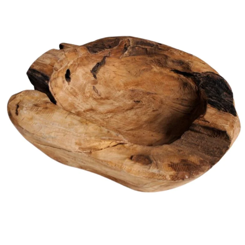 Schale PREMIUM BOWL Ø ca.: 20cm aus massivem Teak-Wurzelholz