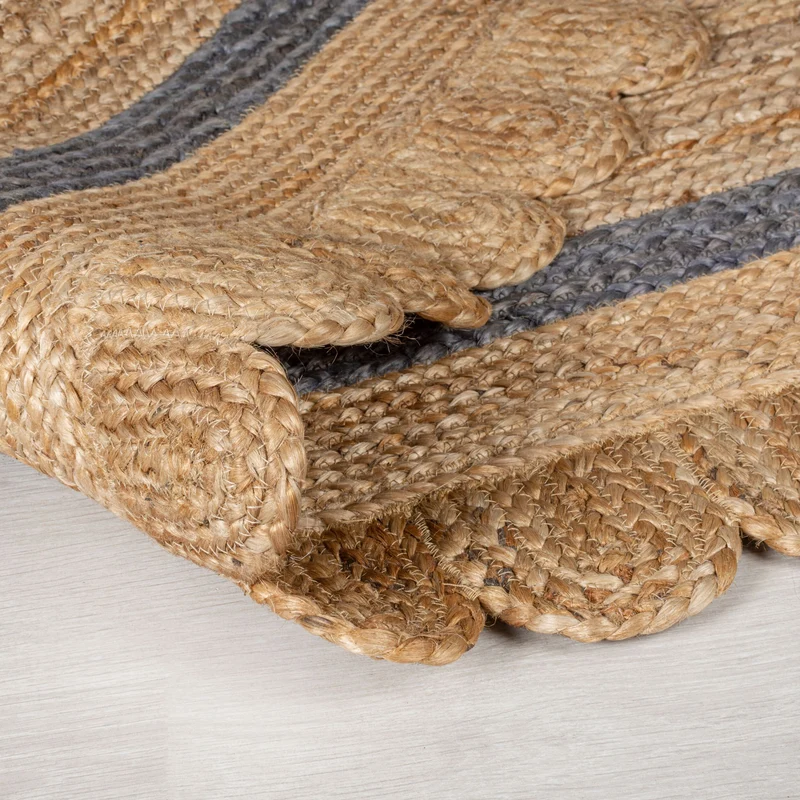 Teppich Jute Handarbeit-Design, naturfarben GRACE