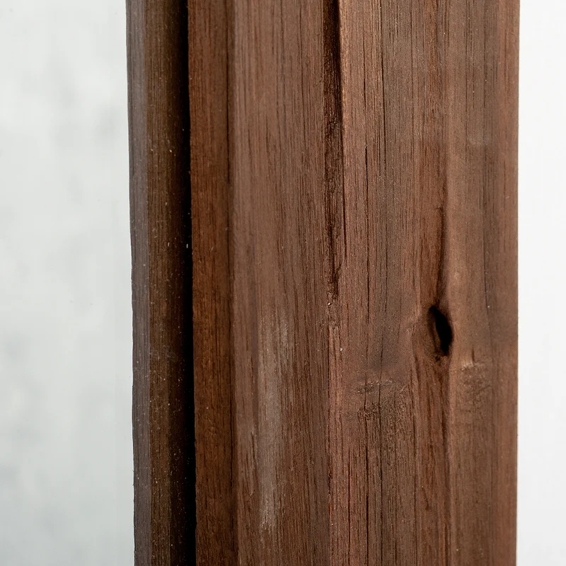 Wandspiegel TEAK ca. 70x50cm recyceltes Teakholz Spiegel