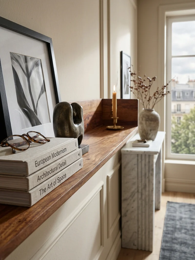 Wandregal Massivholz Modern Stil Aufbewahrung
