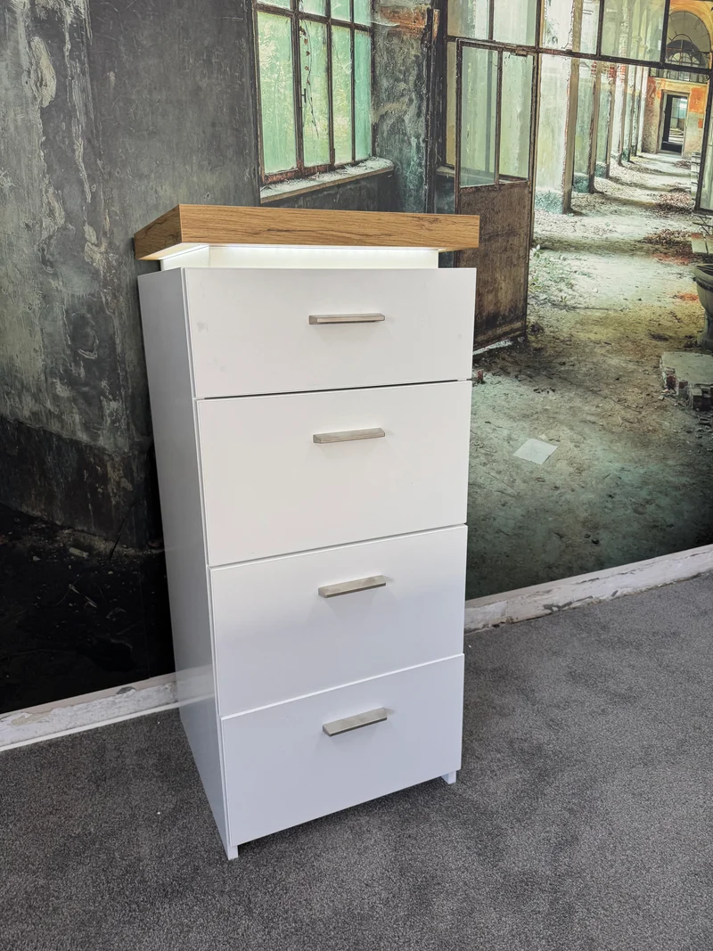 Kommode Sideboard Highboard +LED-Beleuchtung +Schubladen +Neu auf Lager