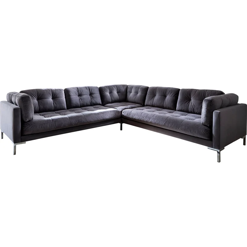 Sofa Couch Wohnlandschaft + Kissen