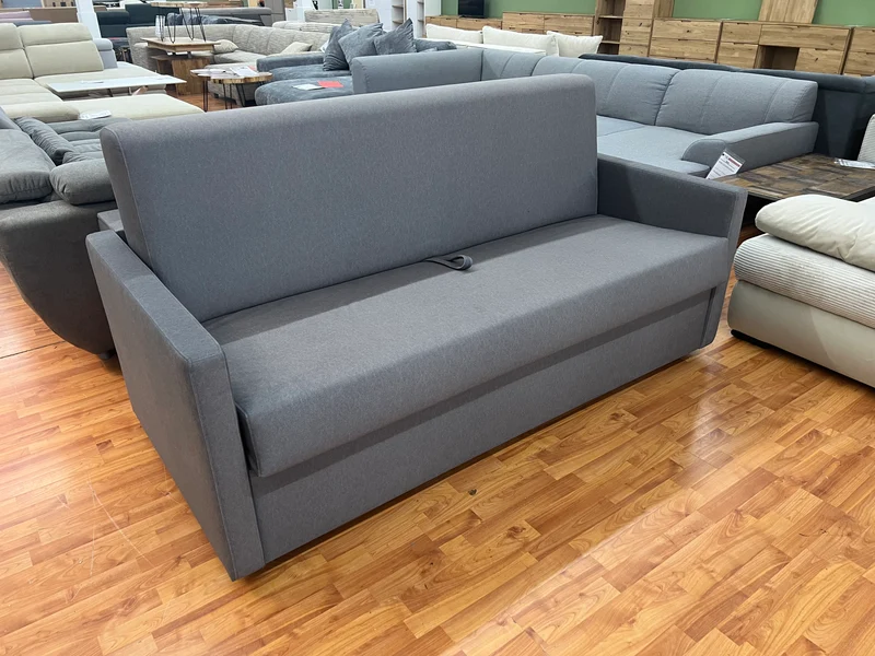 Schlafsofa Sofa Couch + inkl. Matratze 160cm + Stauraum