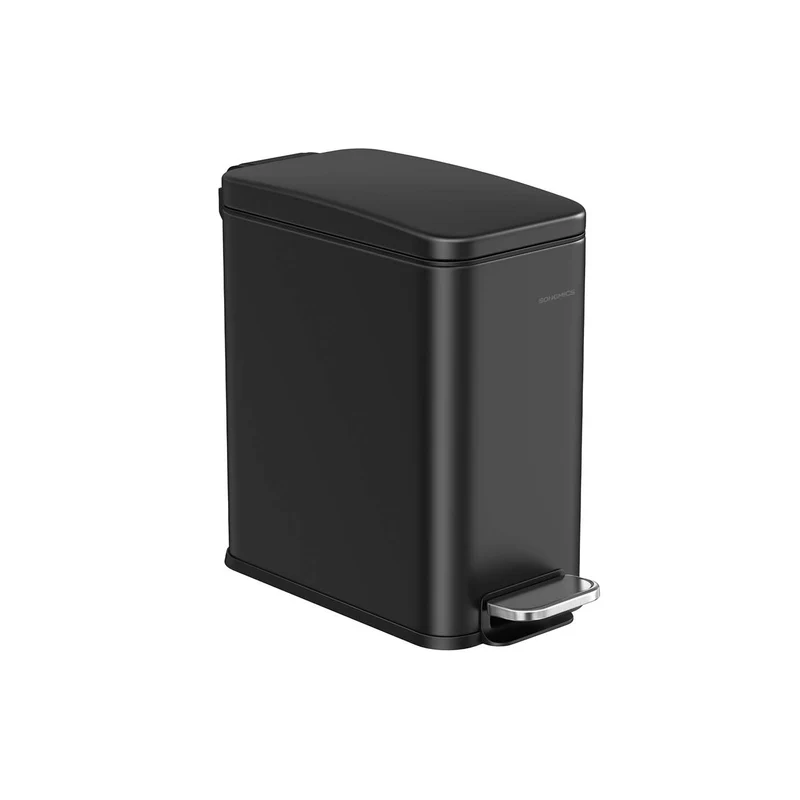 Cubo de Baño de 5 L con Tapa Acero