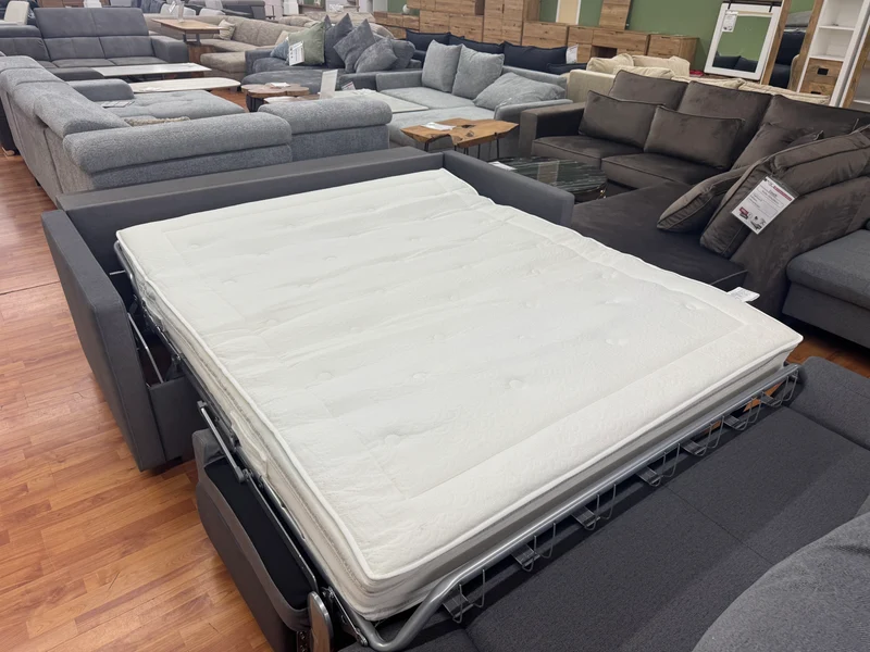 Schlafsofa mit Truhe +XXL Schlafsofa +Liegefläche 160x195cm +große Truhe