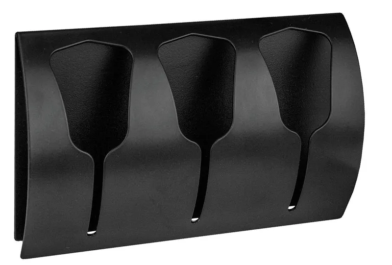 Handtuchhaken TRIPLE TULIP HOOKS Schwarz