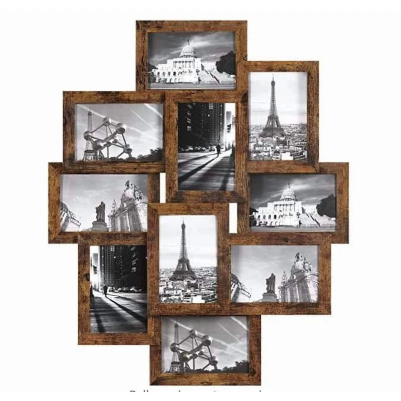Collage Picture Frames, 4x6 Picture Frames Collage for Wall Decor, 10 Pack Photo Collage Frame for Gallery, Multi Family Picture Frame Set