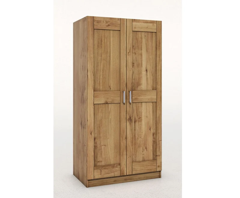 Kleiderschrank +versch. Breiten +Spiegel +Massivholz Front